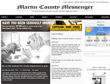 Tablet Screenshot of martincountymessenger.com
